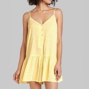 Yellow Wild Fable Shorts Romper